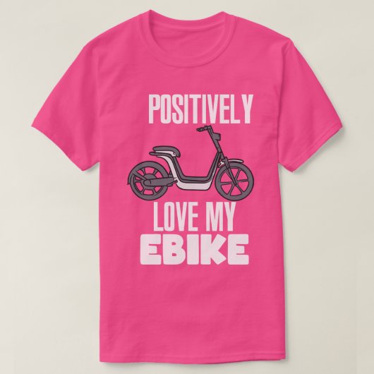 T-shirt Aimer mon eBike (Design devant)