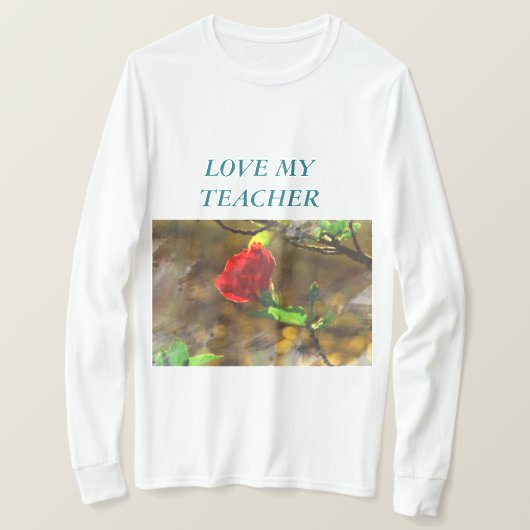 T-shirt Aimer mon enseignant (Design devant)