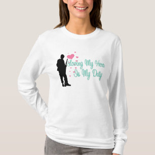 T-shirt Aimer mon héros est mon devoir