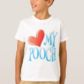 T-shirt Aimer Mon Pooch (Devant)