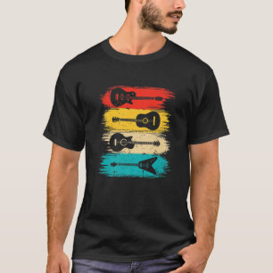T-shirt Aimer Musique Guitare Guitare Vintage Guitare Guit