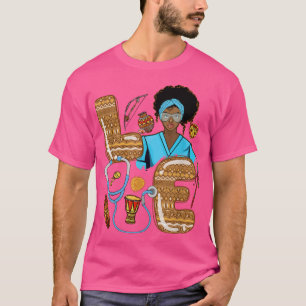 T-shirt AIMER Nurse Nurse Black Girl Magic Melanin Black