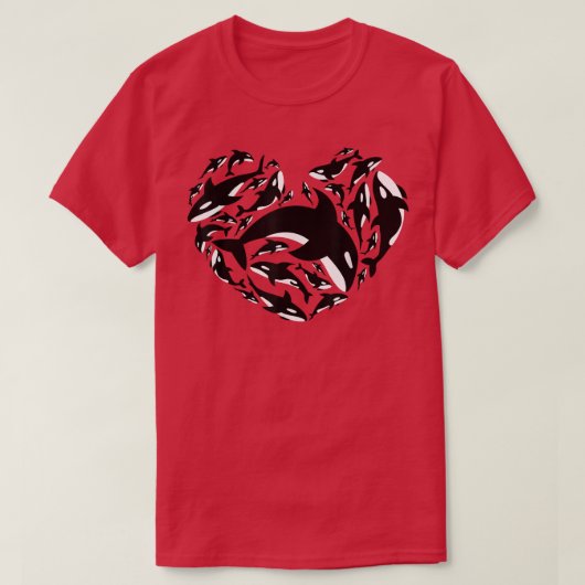 T-shirt Aimer Orca Cadeaux Killer Whale (Design devant)