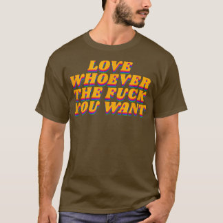 T-shirt Aimer qui vous voulez Gay pride Lgbtq années 1970