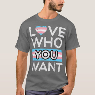 T-shirt Aimer Qui Vous Voulez Transgenre Trans Pride Indic
