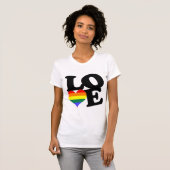 T-shirt Aimer Rainbow Pride (Devant entier)