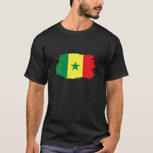 T-shirt Aimer Sénégal Drapeau Patriotique Sénégalais Sport