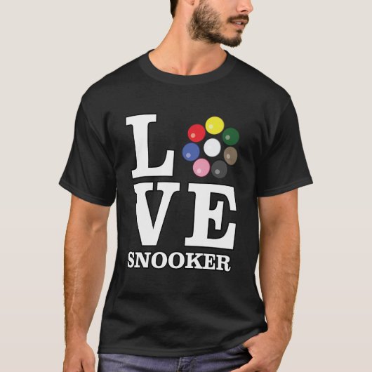 T-shirt Aimer Snooker (Devant)
