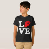 T-shirt Aimer Symbole Asl (Devant entier)