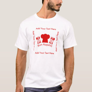 T-shirt Aimer to Cook Chef Casquette Bon Appetit