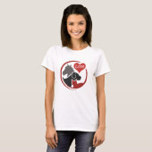 T-shirt aimer tous les animaux (Devant entier)