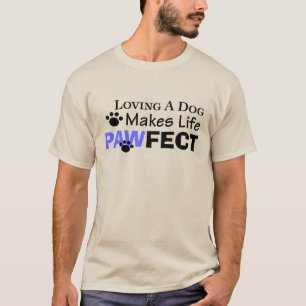 T-shirt Aimer un chien fait la vie de l'adolescent masculi