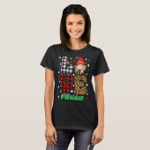 T-shirt Aimer Welder Gnome Noël Leopard Plaid Xmas Paj (Devant entier)