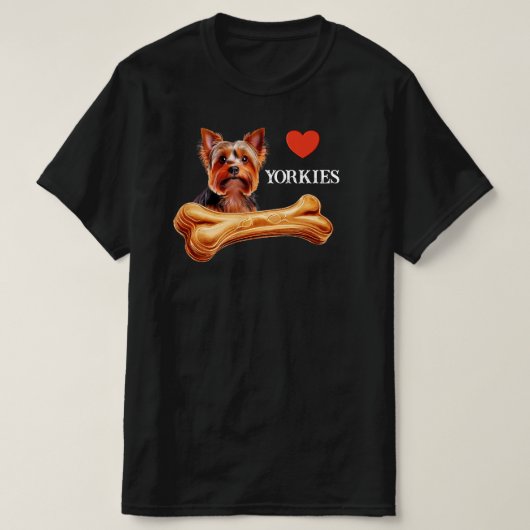 T-SHIRT AIMER YORKIES (Design devant)