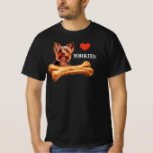 T-SHIRT AIMER YORKIES (Devant)
