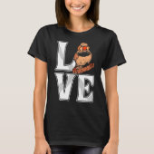 T-shirt Aimer Zebra Finch Oiseau Finch Oiseaux Oiseau Anim (Devant)