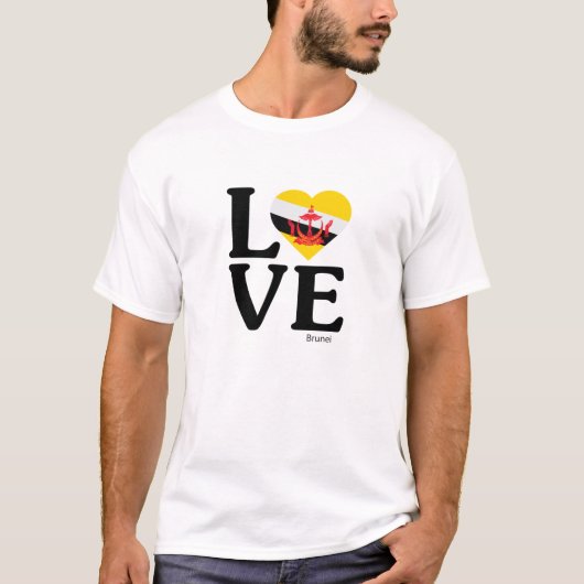 T-shirt Aimez Brunei (Devant)