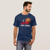 T-shirt Aimez Ce Jeu Basketball (Devant entier)