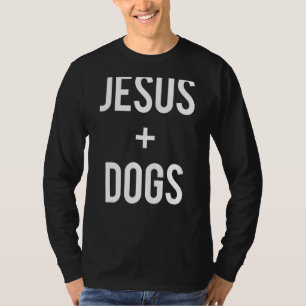 T-shirt Aimez Jésus Et Chiens Foi Amoureux Des Animaux De