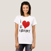 T-shirt Aimez la bibliothèque (Devant entier)