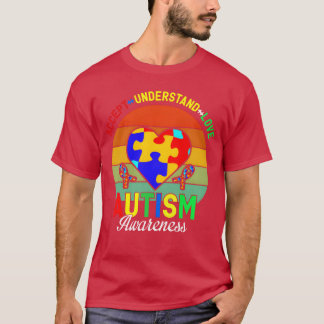 T-shirt Aimez la famille de sensibilisation à l'autisme