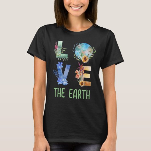 T-SHIRT AIMEZ LA TERRE (Devant)