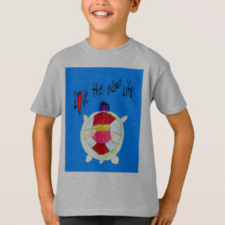 T-shirt aimez la vie d'océan