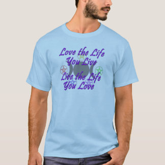 T-shirt Aimez la vie où vous vivez