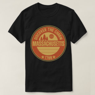 T-shirt Aimez le Massachusetts - Cadeau d'état mignon MA 