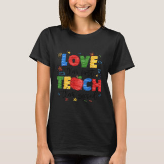 T-shirt Aimez-Les D'Abord Apprenez-Leur Deuxième Éducation