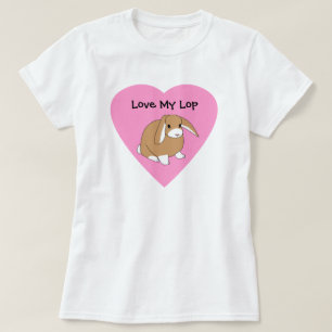 T-shirt Aimez ma chemise de lapin de Lop