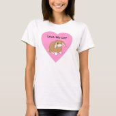 T-shirt Aimez ma chemise de lapin de Lop (Devant)