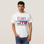 T-shirt Aimez mon ami de Flippin (le Philippin) (Devant entier)