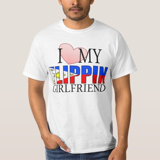T-shirt Aimez mon amie de Flippin (la Philippine) (Devant)