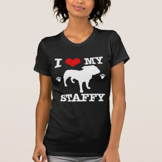 T-shirt Aimez mon staffy