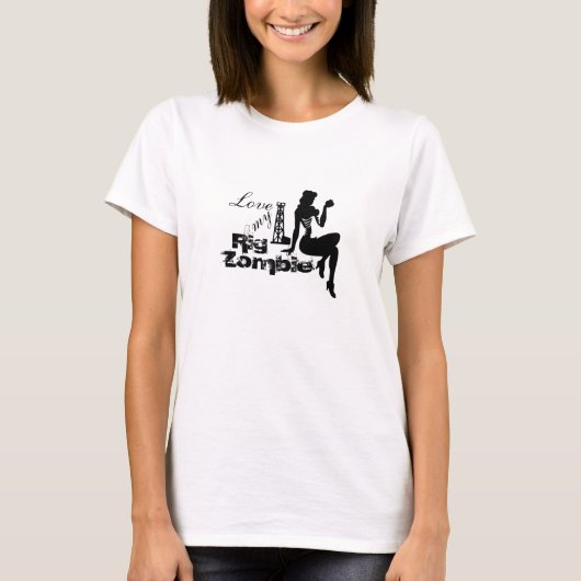 T-shirt Aimez mon zombi d'installation (Devant)