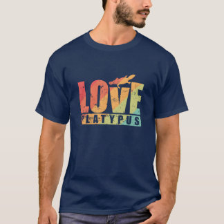 T-shirt Aimez Ornithorynque Australie Fille animal