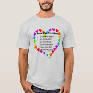 T-shirt Aimez Thy voisin
