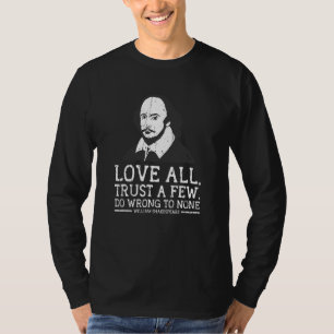 T-shirt Aimez tous Faites confiance à quelques-uns Ne fait