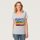 T-shirt Aimez tout le monde (Devant entier)