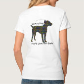 T-shirt Aimez un chien (Dos)
