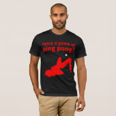 T-shirt aimez un jeu de ping-pong ? (Devant entier)