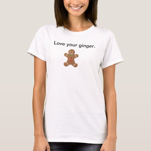 T-shirt Aimez votre gingembre (Devant)