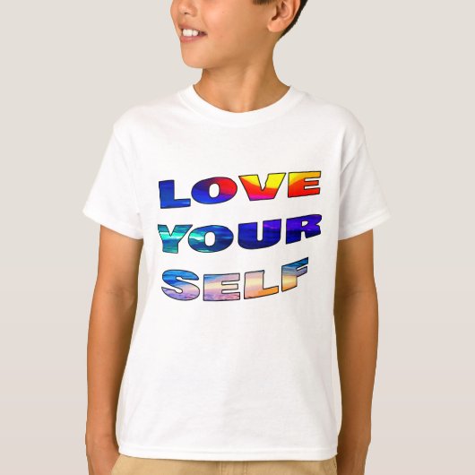 T-shirt Aimez votre moi - (Devant)