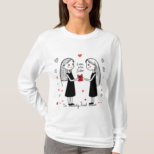 T-shirt Aimez votre soeur (Devant)