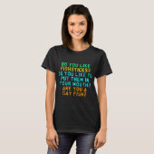 T-shirt Aimez-vous les bâtonnets de poisson ? (Devant entier)