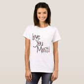 T-shirt aimez-vous plus (Devant entier)