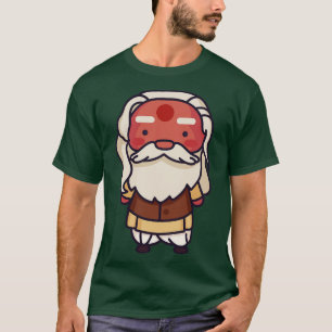 T-shirt Aîné indien mignon en vêtements traditionnels