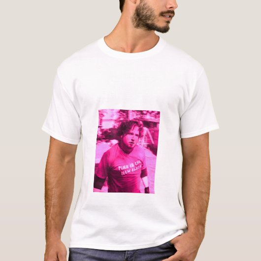 T-shirt ainsi le rose est le nouveau noir (Devant)