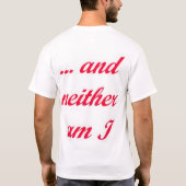 T-shirt Aint aucun saint (Dos)